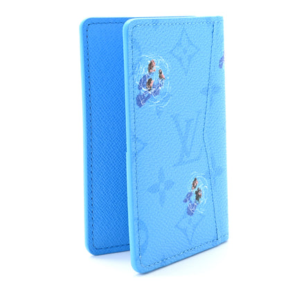 Louis Vuitton Monogram Sports Pocket Organizer Pool Blue 3 of 5