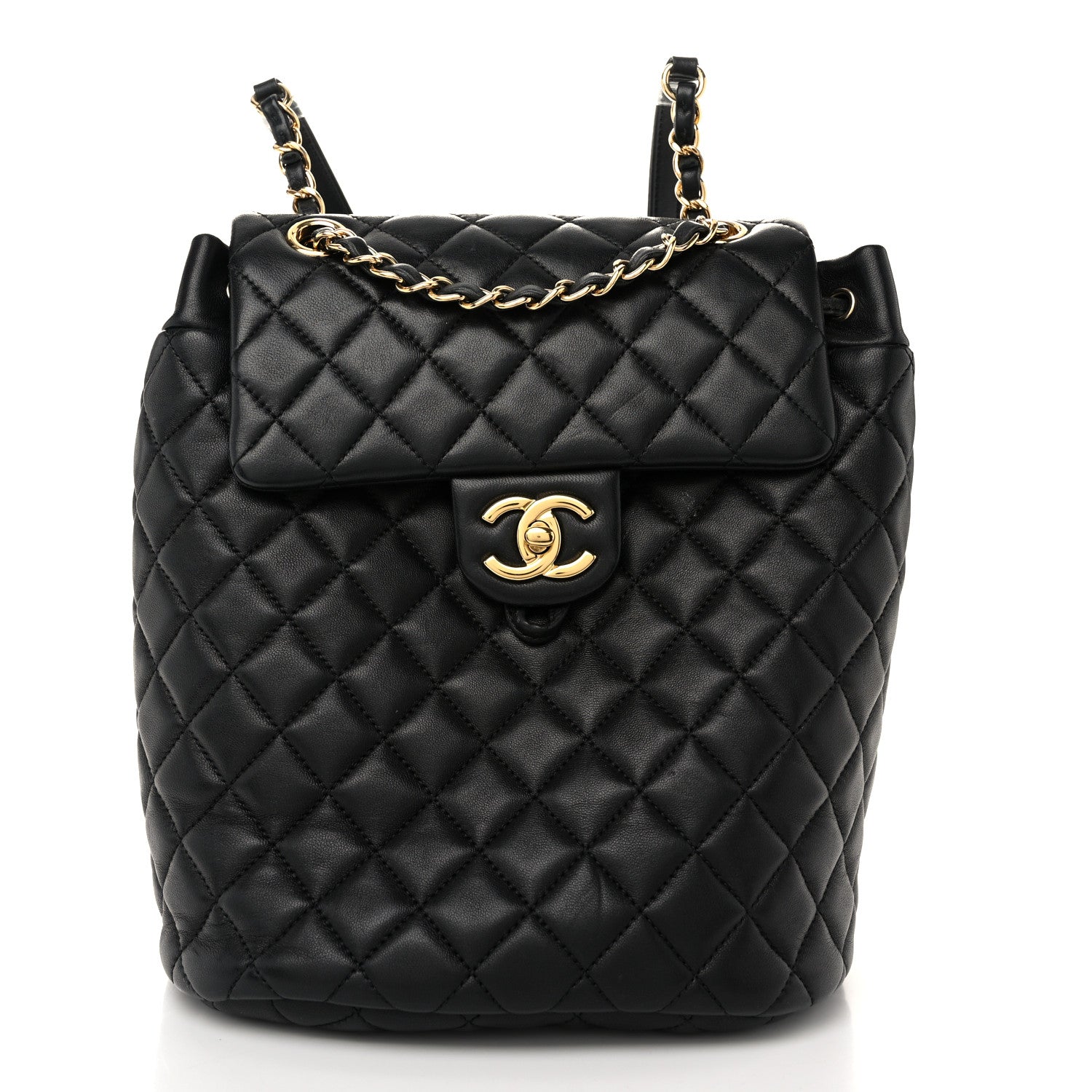 Chanel Lambskin Quilted Small Urban Spirit Backpack Black 1 of 11