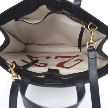 Gucci GG Supreme Monogram L'Aveugle Par Amour Print Vertical Tote Black 4 of 9