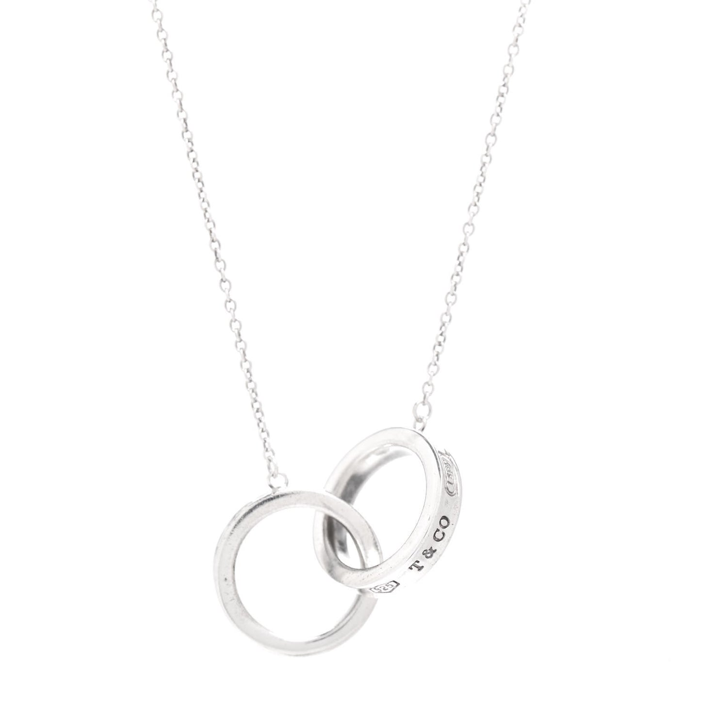 Sterling Silver 1837 Interlocking Circles Pendant Necklace