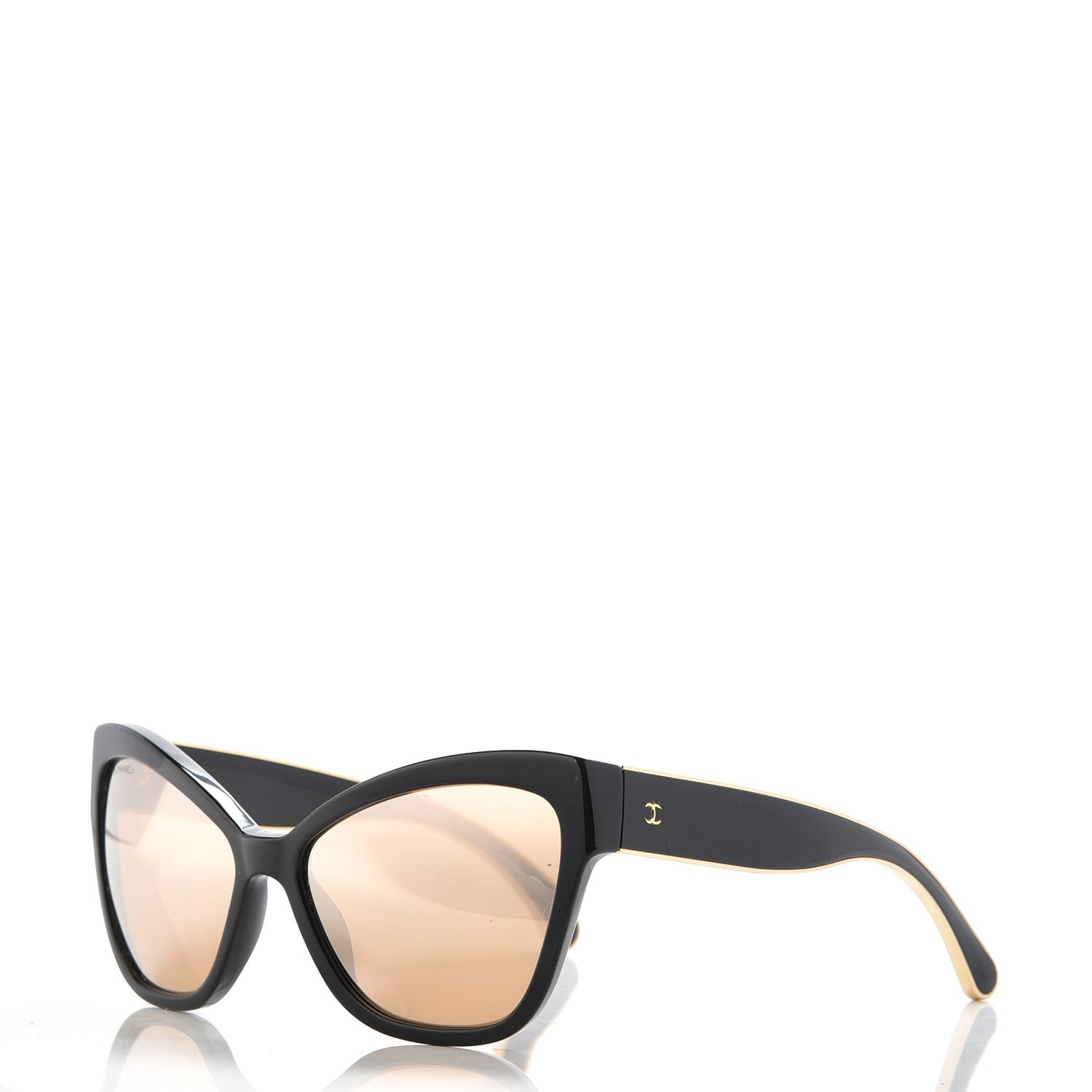 Chanel Acetate CC Cat Eye Sunglasses 5271 Black 1 of 7
