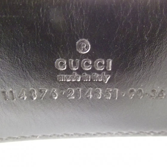 Gucci Leather Web GG Belt 36 4 of 4