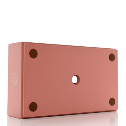 Hermes Lacquered Wood K-Box Tissue Box Pivoine Poudre 4 of 9