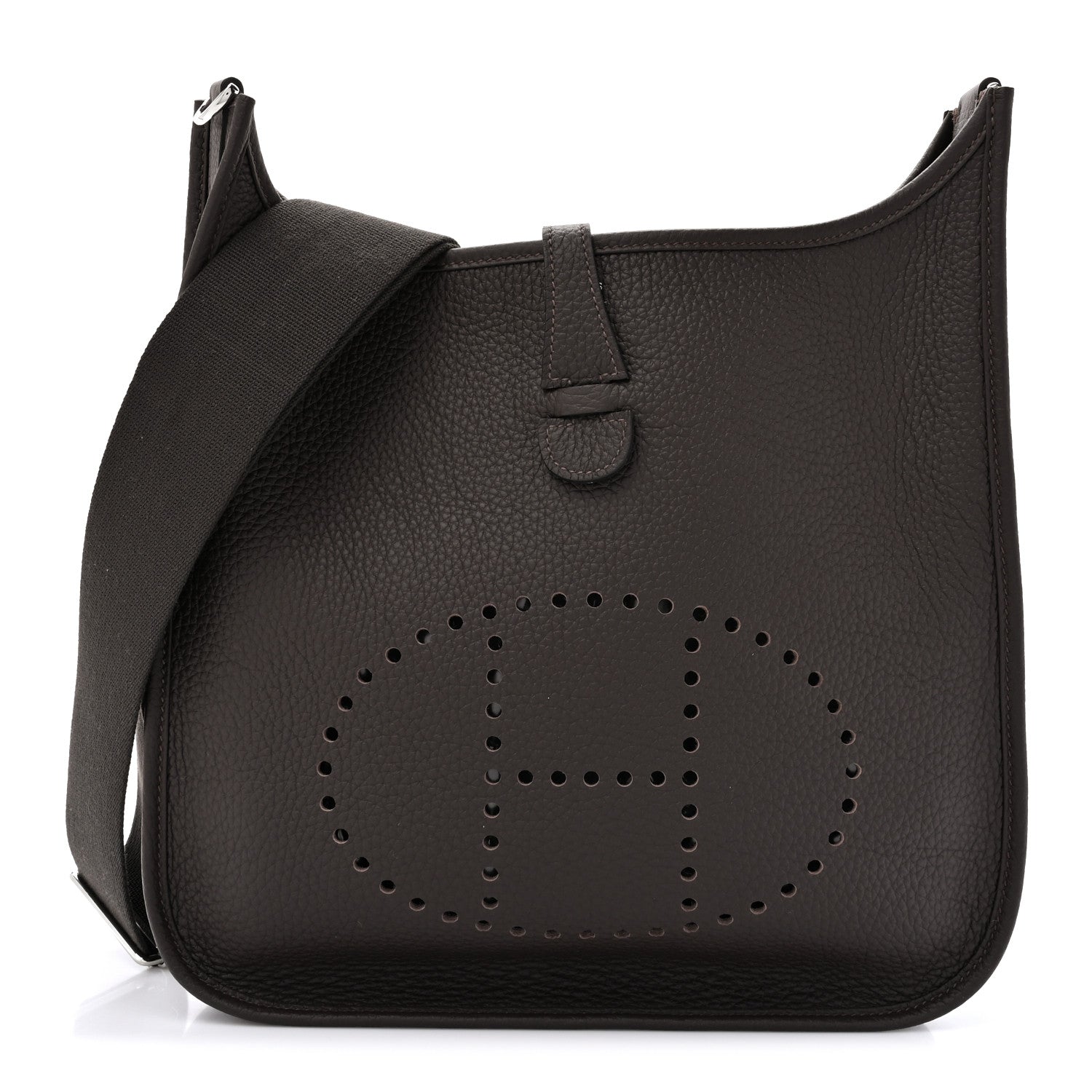 Hermes Taurillon Clemence Evelyne III PM Macassar 1 of 11
