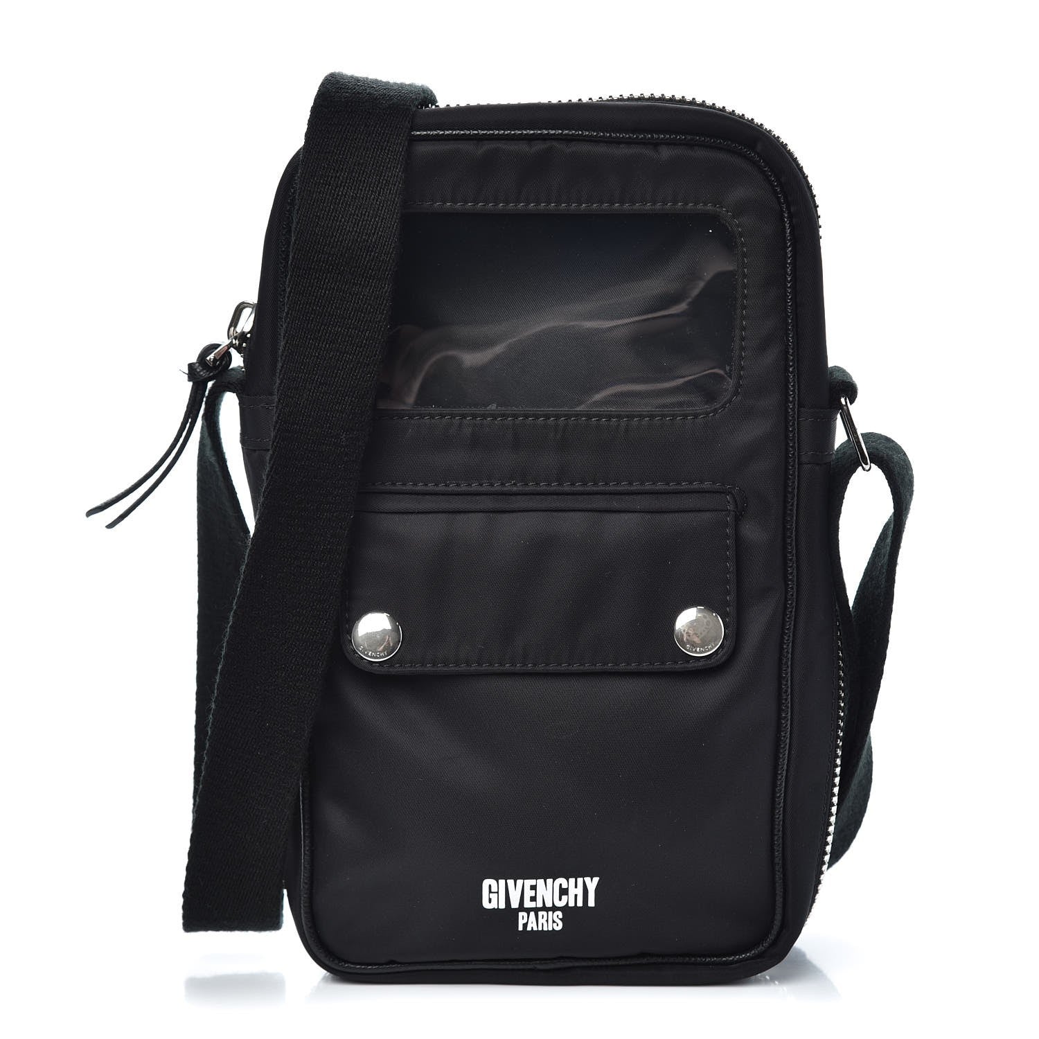 Givenchy Nylon Logo Messenger Black White 1 of 8