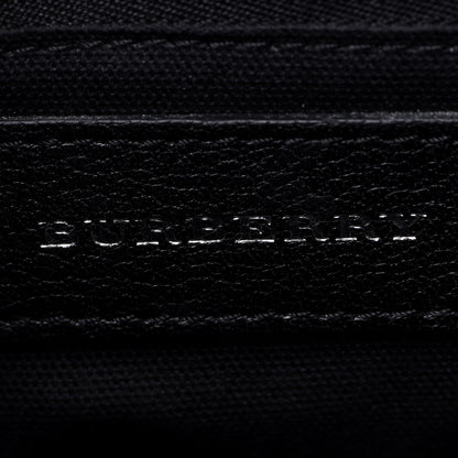 Burberry Goatskin Vintage Check Baby Banner Tote Black 6 of 11