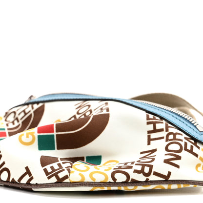 Gucci X THE NORTH FACE Econyl Nylon Belt Bag White Sky Blue 10 of 11