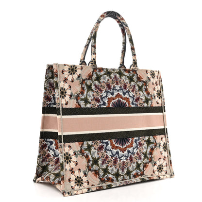Christian Dior Canvas Embroidered Large KaleiDioroscopic Book Tote Multicolor 3 of 9