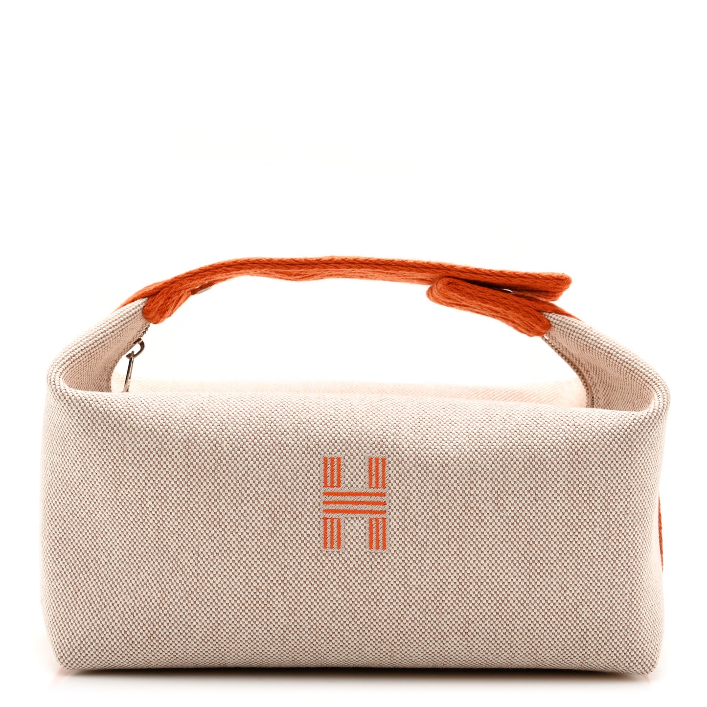Canvas Small Bride-A-Brac Pouch Natural Orange