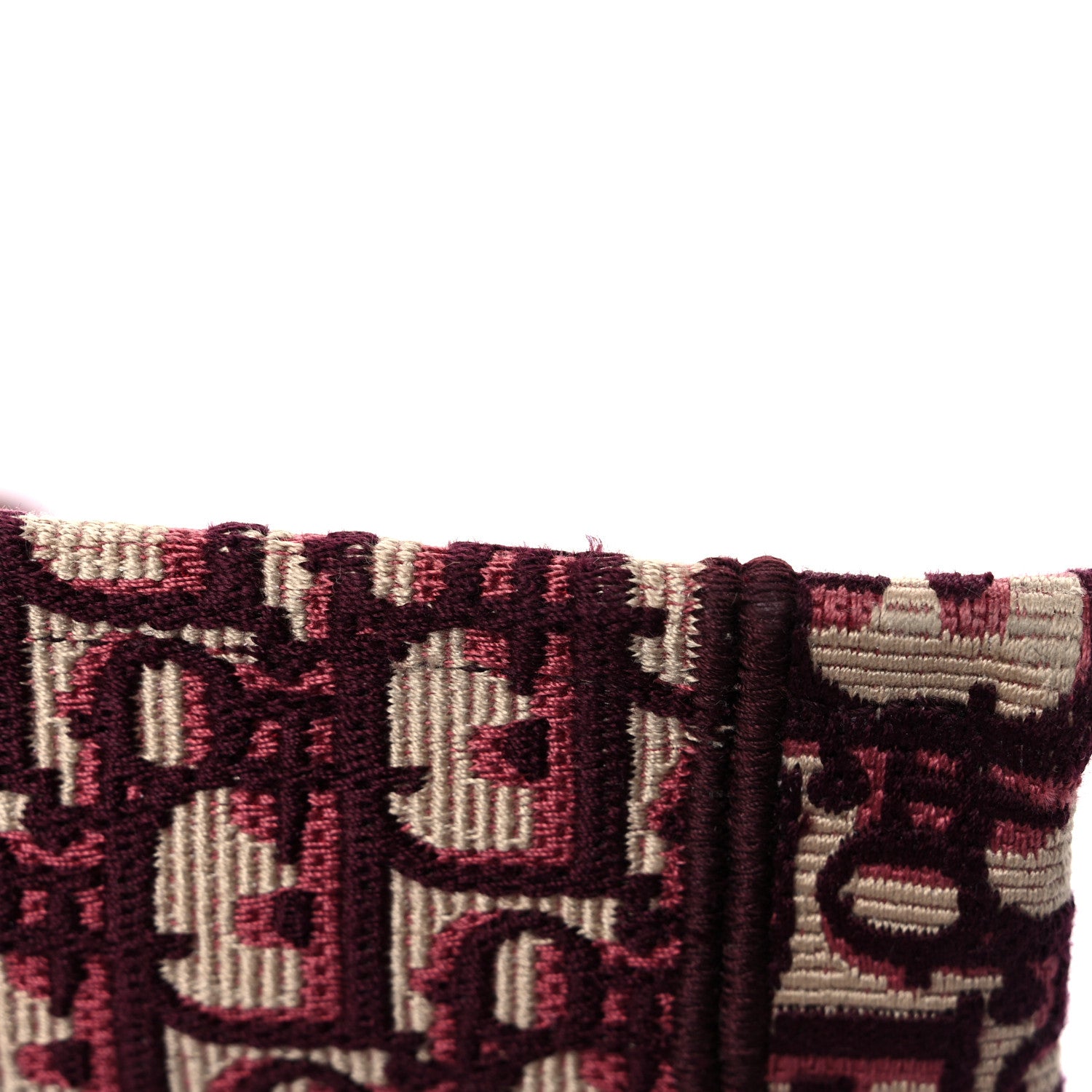 Christian Dior Oblique Medium Book Tote Burgundy Multicolor 10 of 10