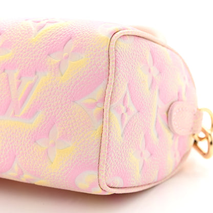 Louis Vuitton Empreinte Monogram Summer Stardust Nano Speedy Pink 9 of 10