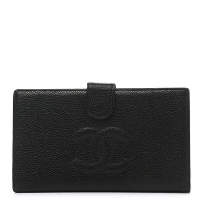 Chanel Caviar Timeless CC French Wallet Black 1 of 13