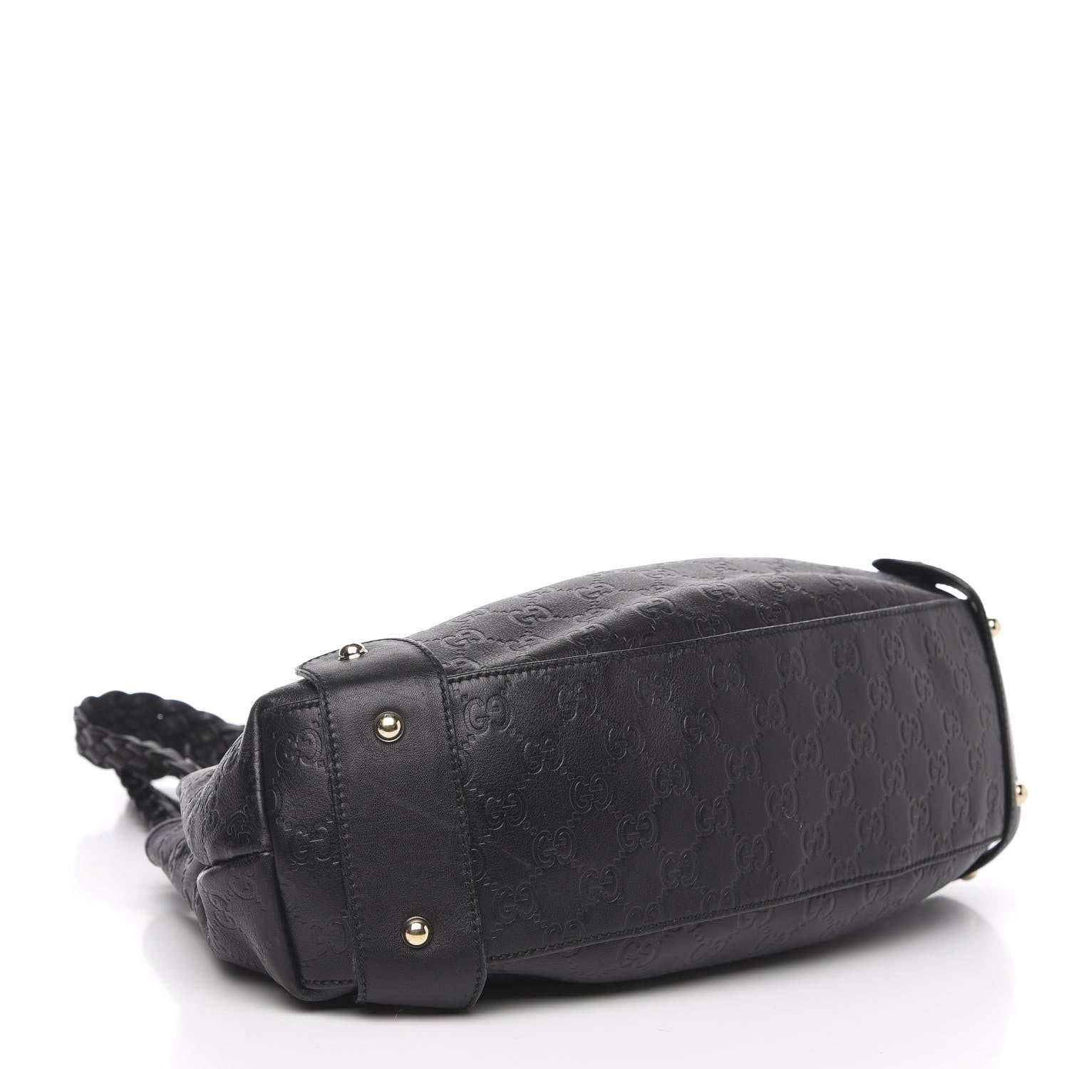 Gucci Guccissima Small Pelham Shoulder Bag Black 3 of 12