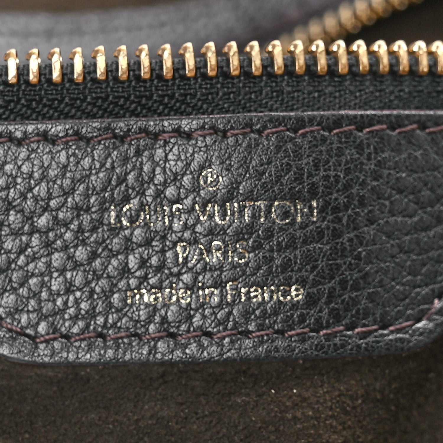 Louis Vuitton Mahina Selene MM Black 7 of 12