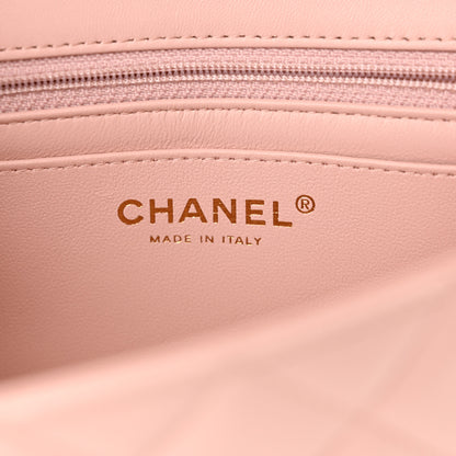 Chanel Lambskin Quilted Mini Rectangular Flap Light Pink 6 of 9