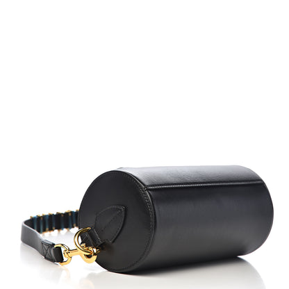 Burberry Calfskin Kingdom The Barrel Bag Black 4 of 10