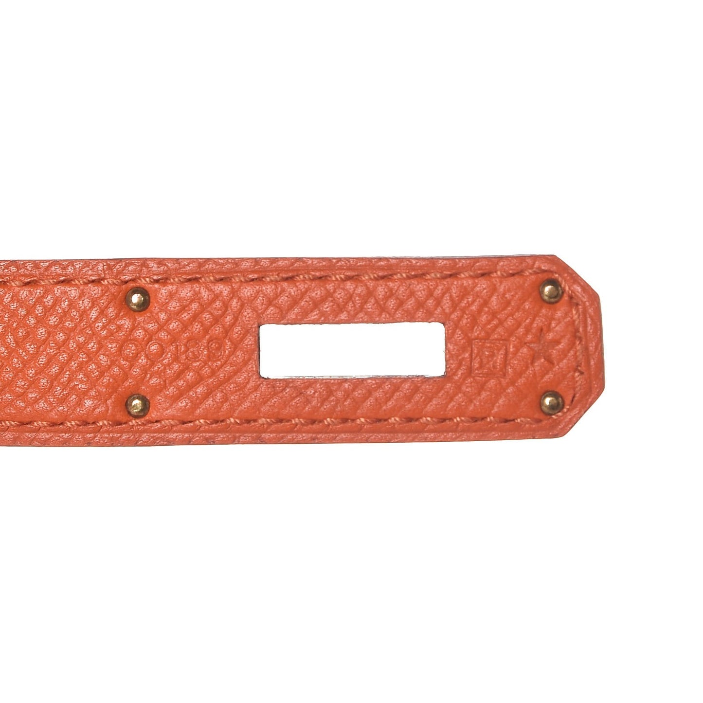 Epsom Birkin 35 Orange