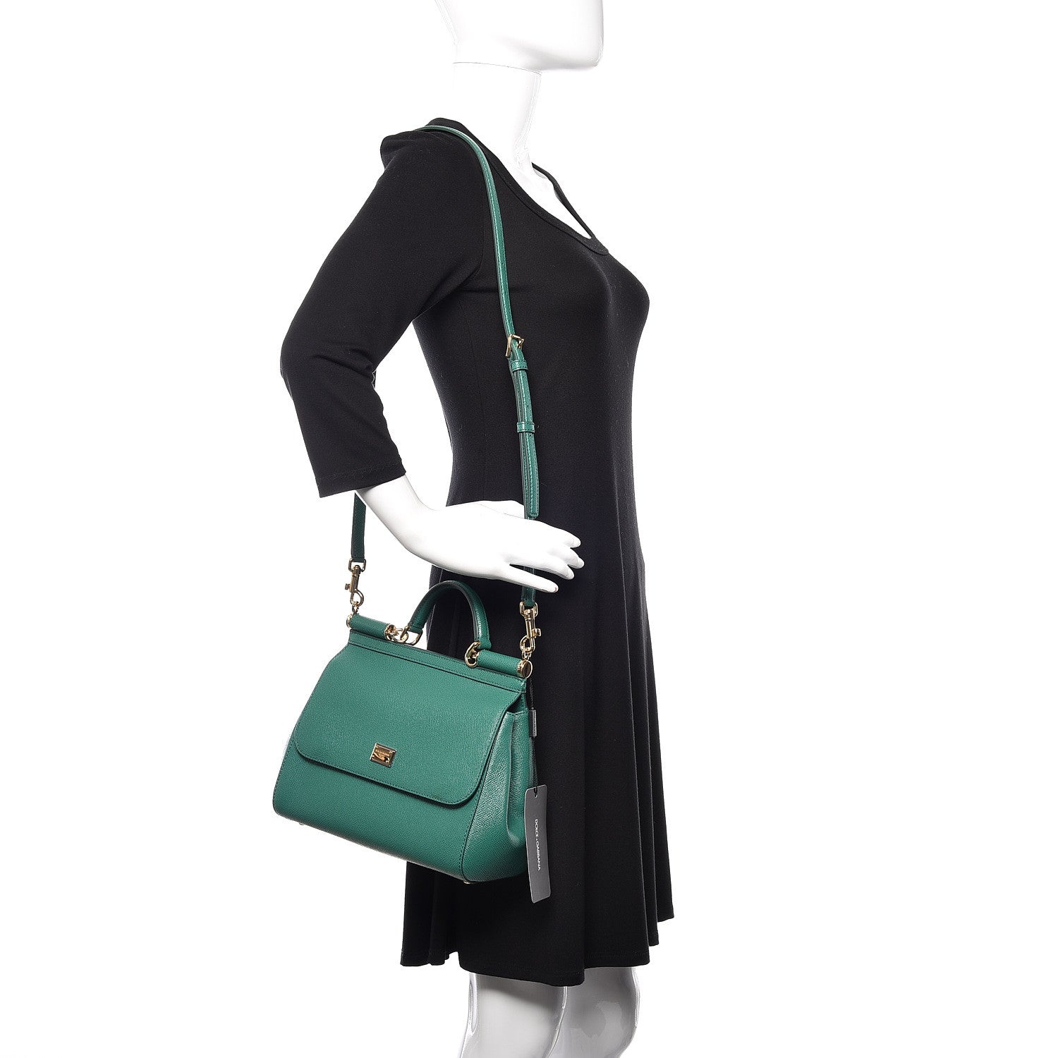 Dolce & Gabbana Dauphine Medium Miss Sicily Verde Muschio 2 of 9