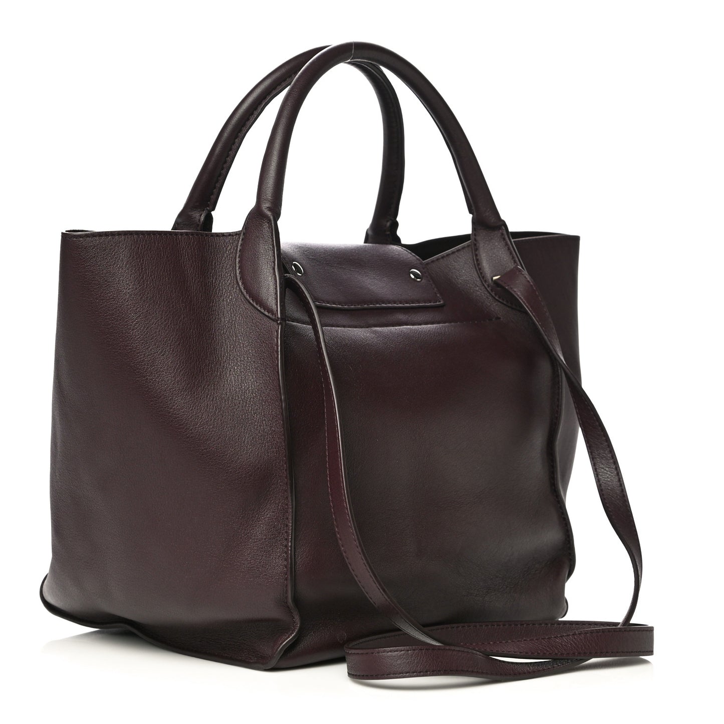 Smooth Calfskin Small Big Bag Burgundy