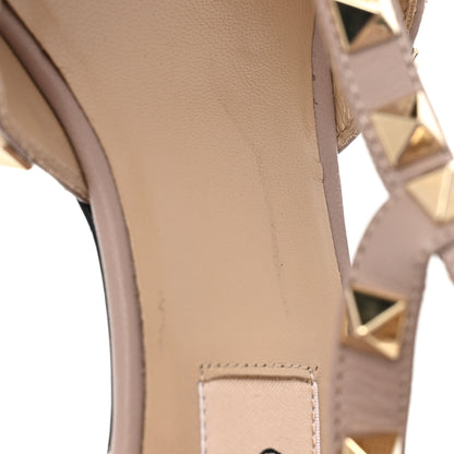 Valentino Garavani Patent Nappa Rockstud Ankle Strap 65mm Pumps 36 Black Poudre 12 of 14