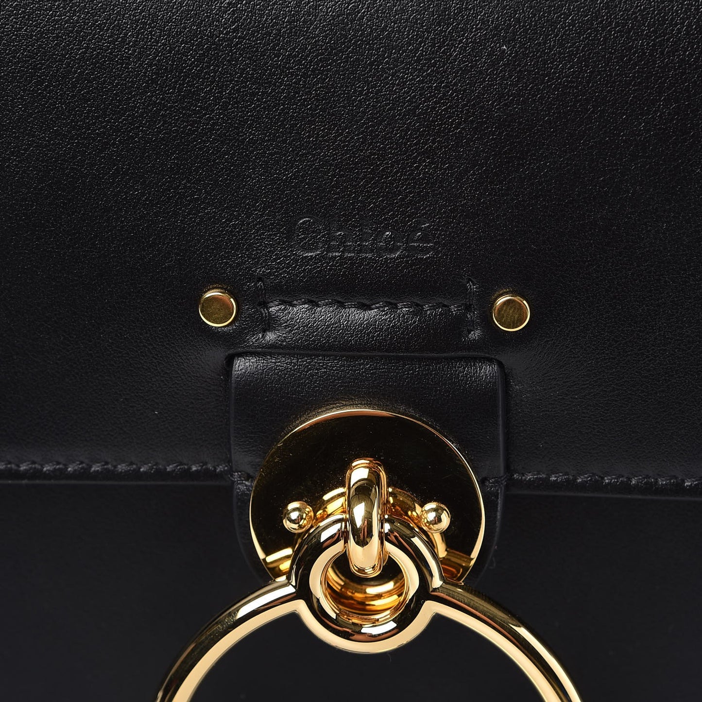Calfskin Suede Large Tess Bag Black