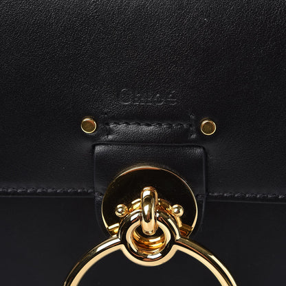 Chloe Calfskin Suede Large Tess Bag Black 7 of 8