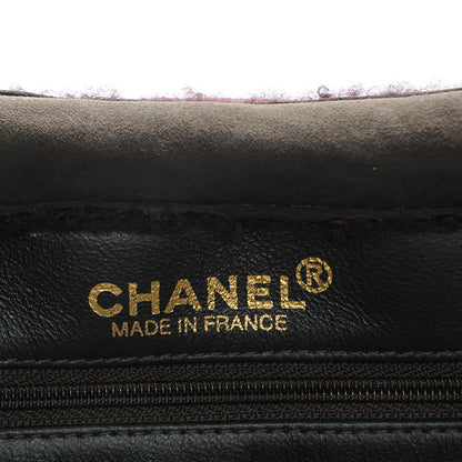 Chanel Suede Shearling Handbag Brown 6 of 7