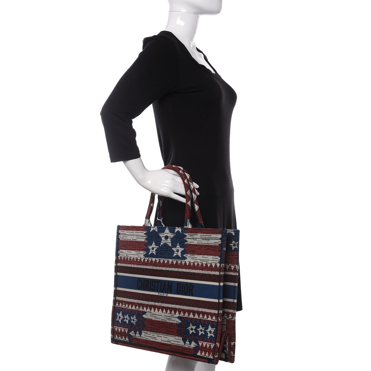 Canvas Embroidered Exclusive US Book Tote Multicolor
