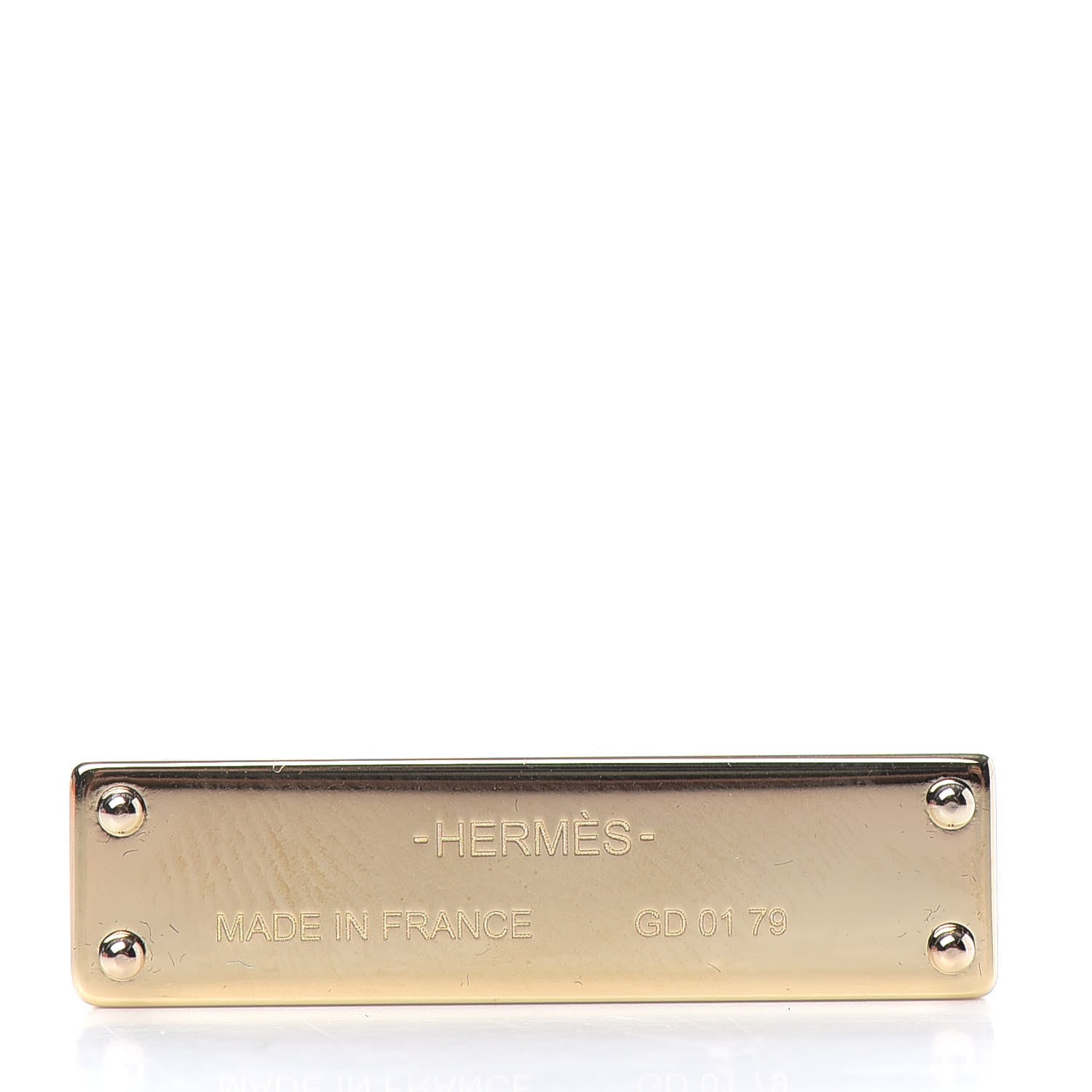 Hermes Lacquered Permabrass Kelly Curiosite Charm Black 3 of 3