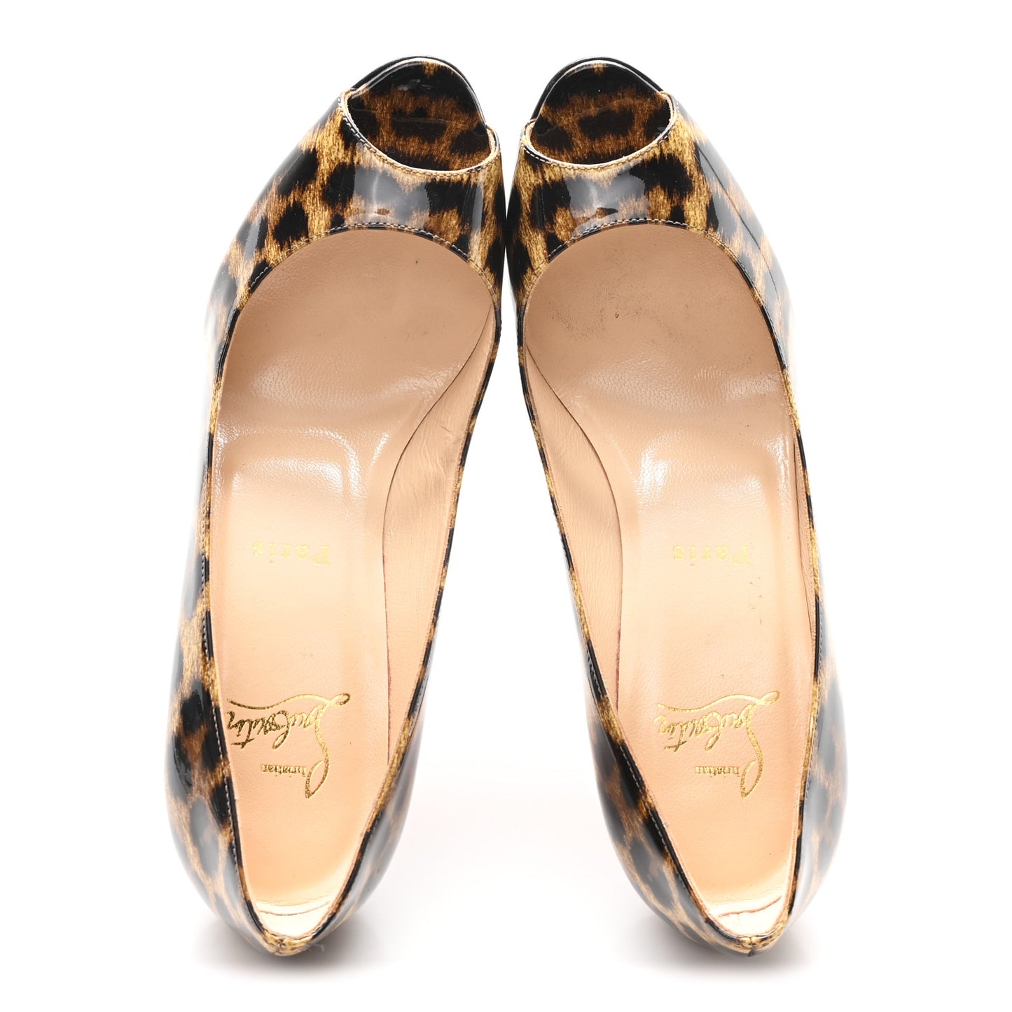 Patent Leopard Pumps 37