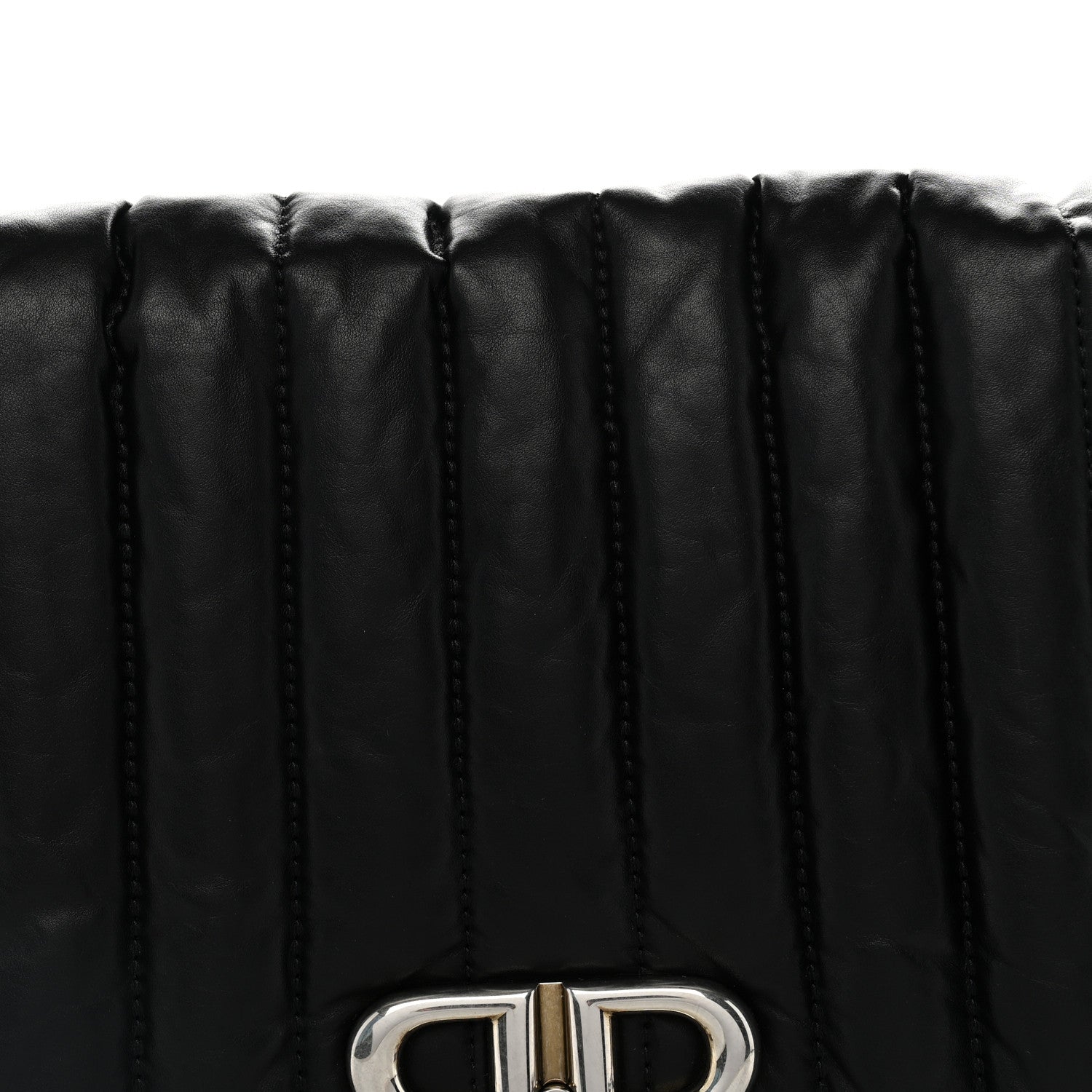Balenciaga Thin Calfskin Small Monaco Sling Shoulder Bag Black 8 of 10