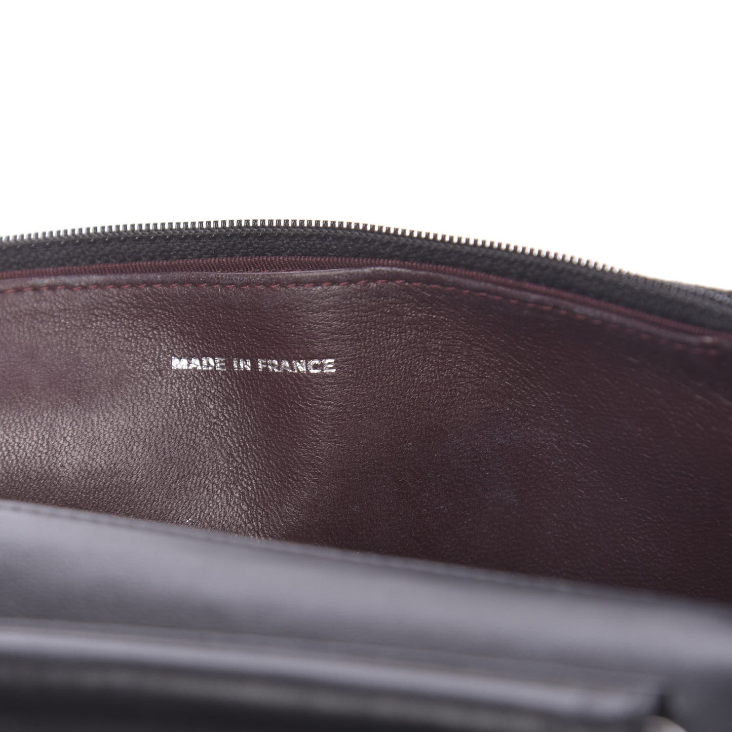 Lambskin Quilted Wallet On Chain WOC Black