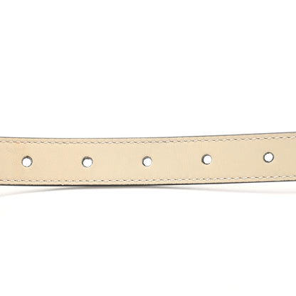 Gucci Calfskin Double G 20mm Belt 90 36 Mystic White 4 of 5
