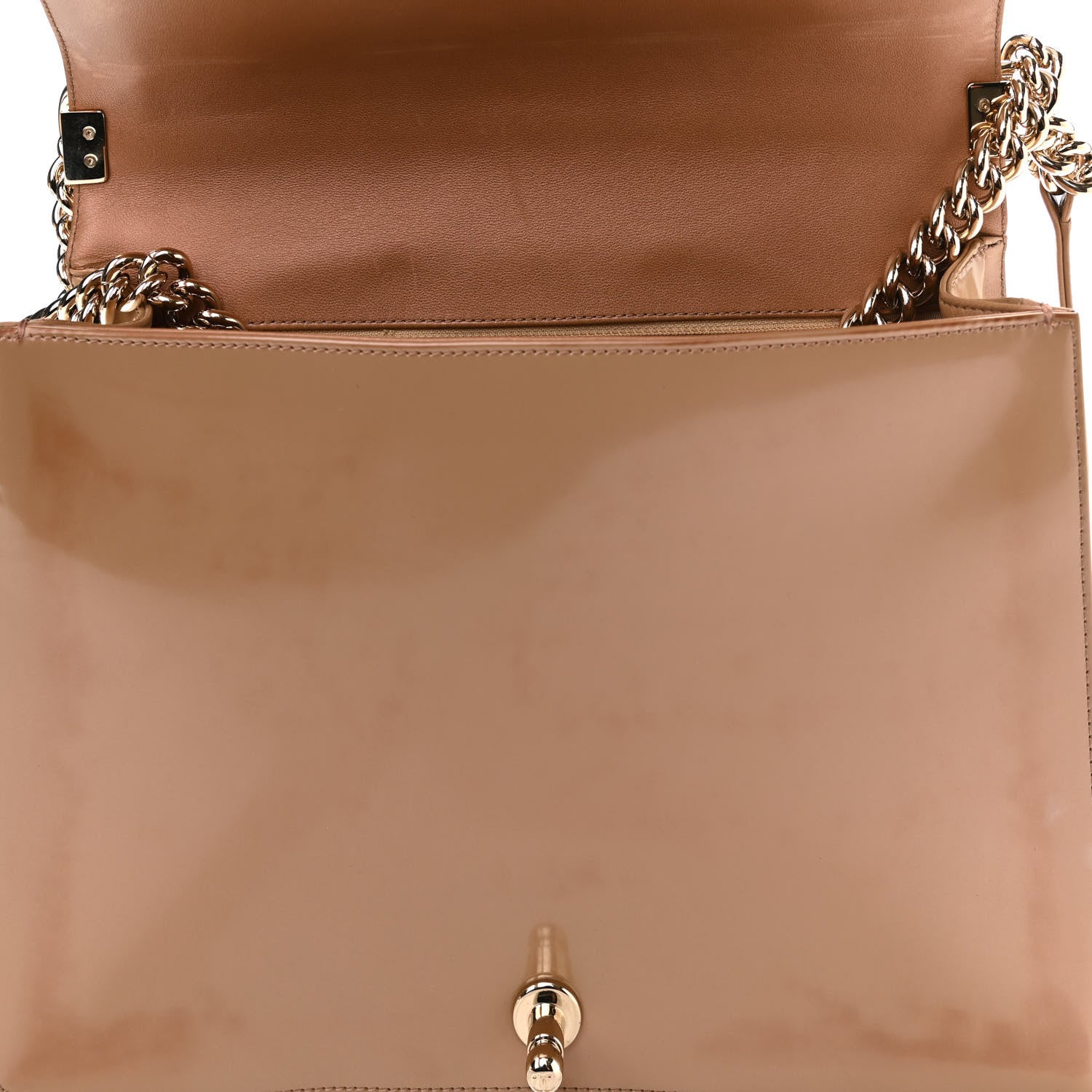 Chanel Glazed Calfskin Quilted Large Boy Flap Beige 13 of 14