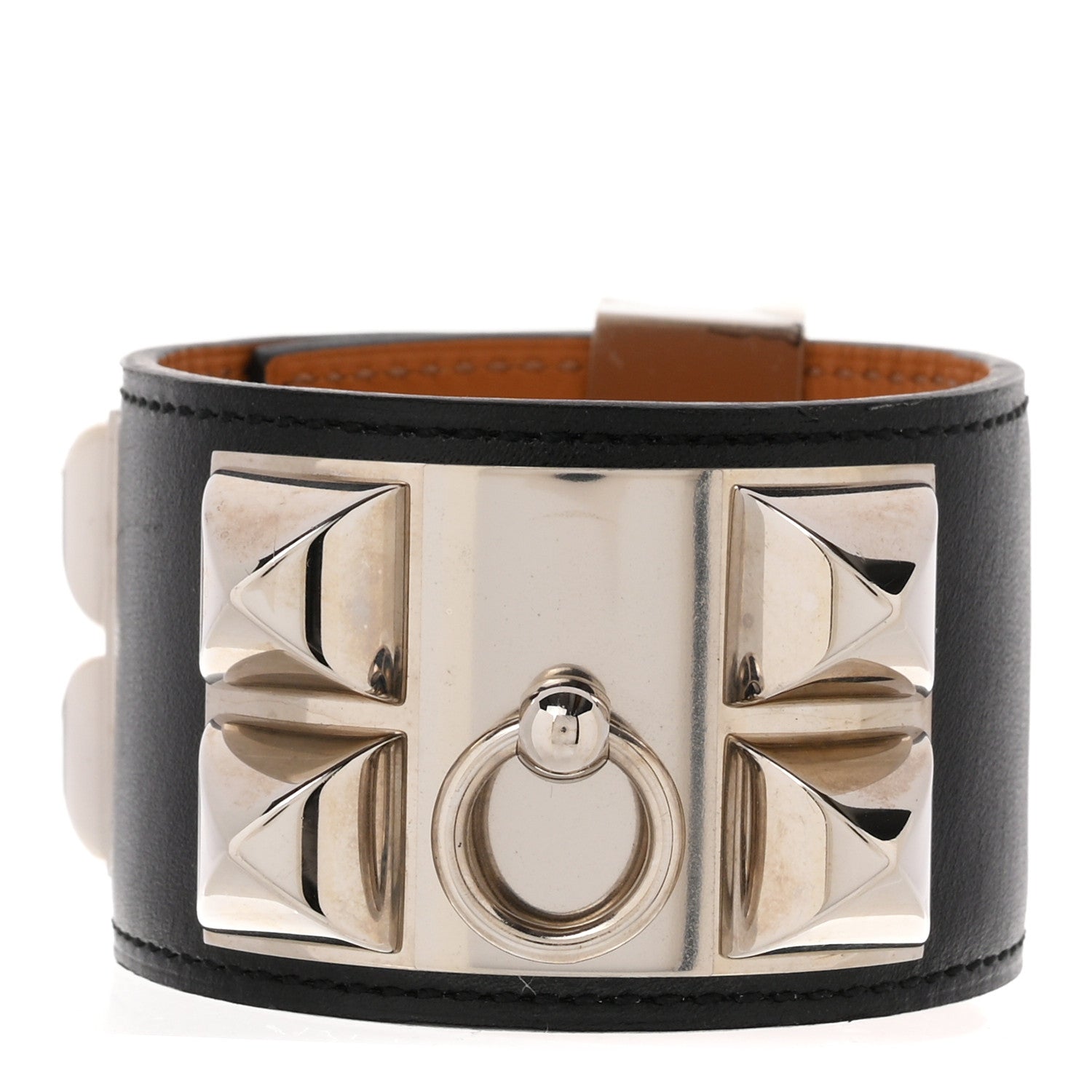 Hermes Box Collier De Chien CDC Bracelet S Black 1 of 5
