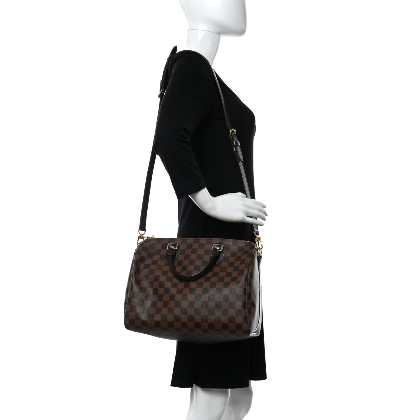 Damier Ebene Speedy Bandouliere 30