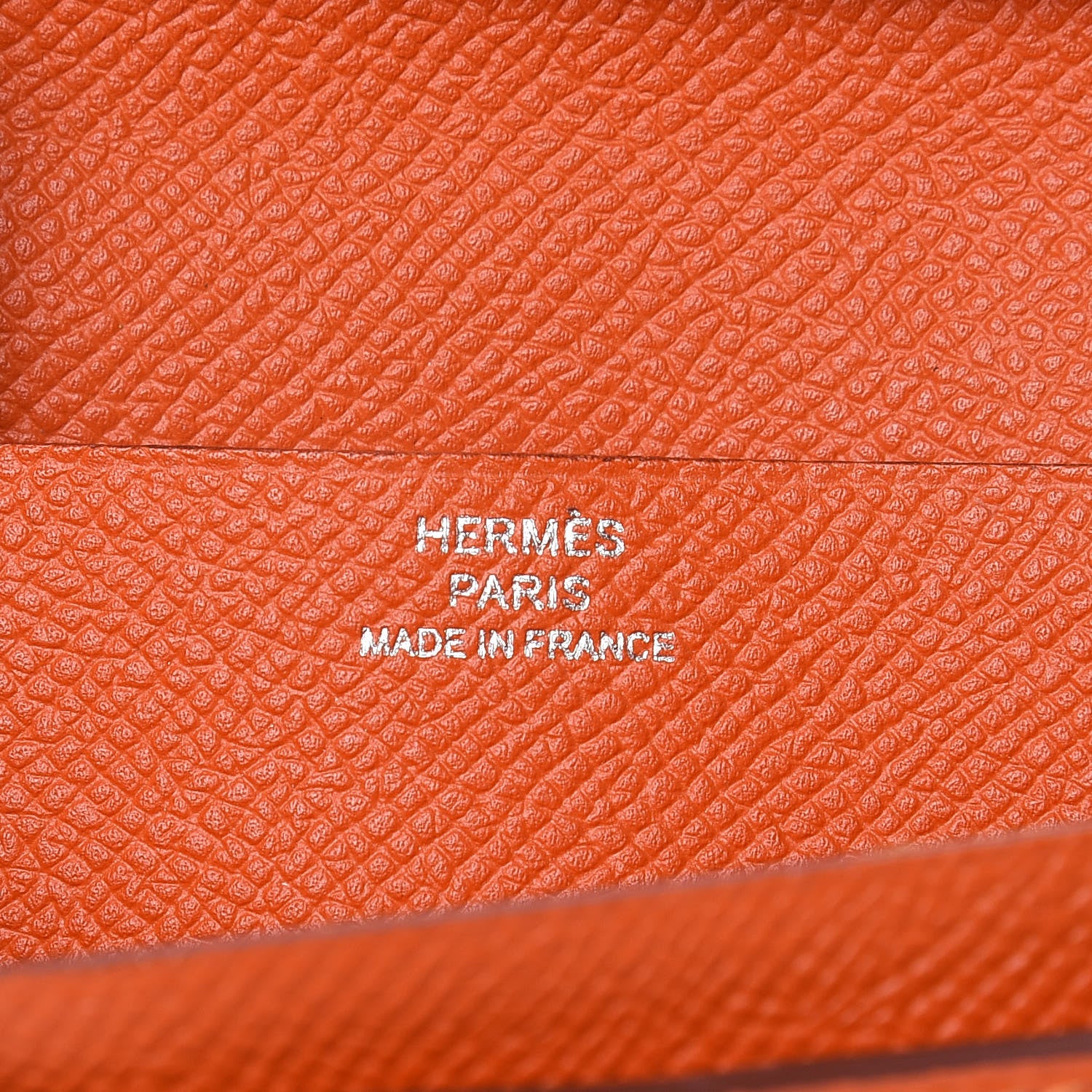 Hermes Epsom Bearn Gusset Wallet Feu 6 of 10