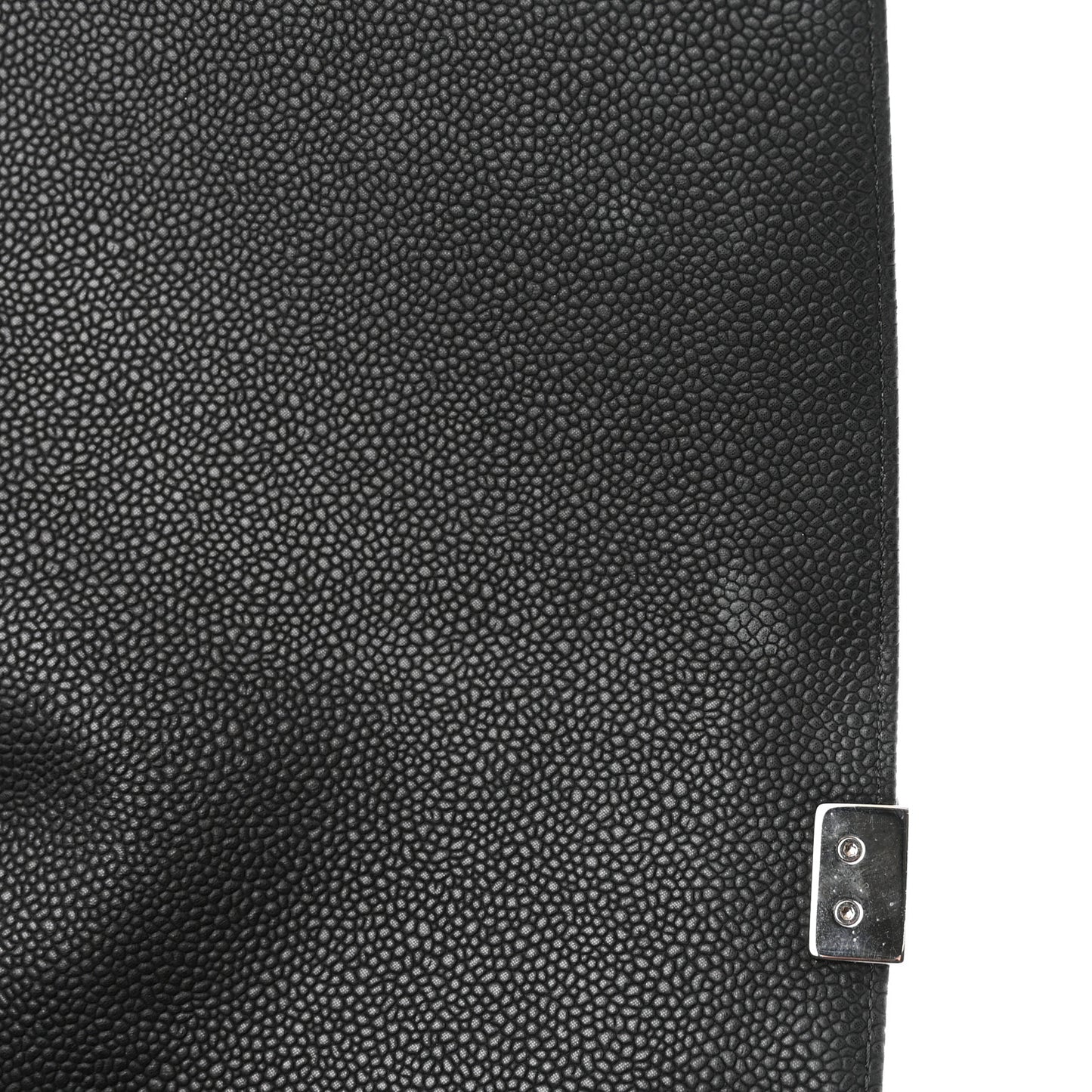 Caviar Quilted Large Boy Flap Black