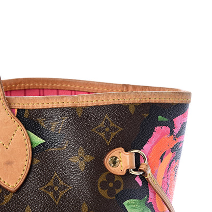 Louis Vuitton Monogram Roses Neverfull MM 13 of 17
