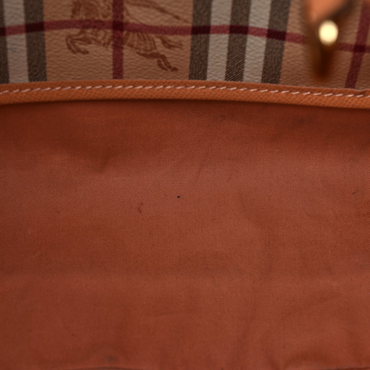 Haymarket Check Small Canterbury Tote Pale Coral Pink