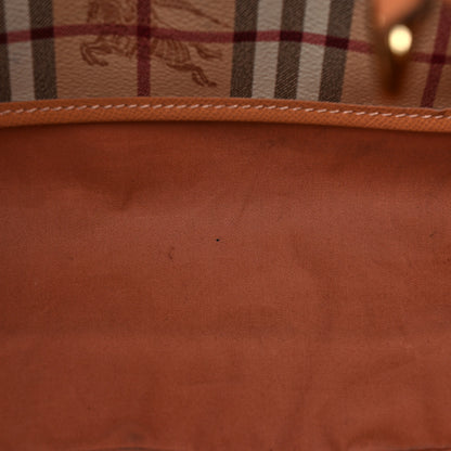 Burberry Haymarket Check Small Canterbury Tote Pale Coral Pink 13 of 13
