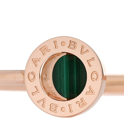 Bulgari 18K Rose Gold Mother of Pearl Malachite Black Onyx BVLGARI BVLGARI Flip Cuff Bracelet S 5 of 6