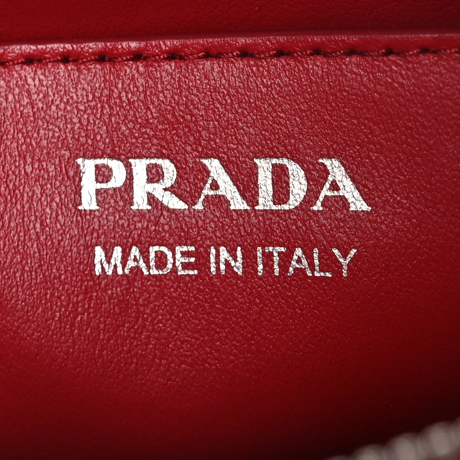 Prada Soft Calfskin Diagramme Camera Bag Rosso 6 of 10