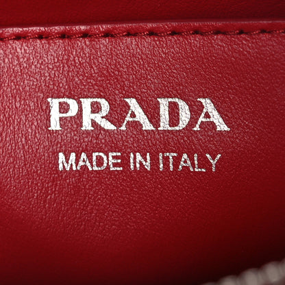 Prada Soft Calfskin Diagramme Camera Bag Rosso 6 of 10