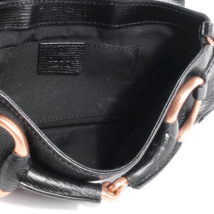 Gucci Leather Horsebit Clutch Black 5 of 8