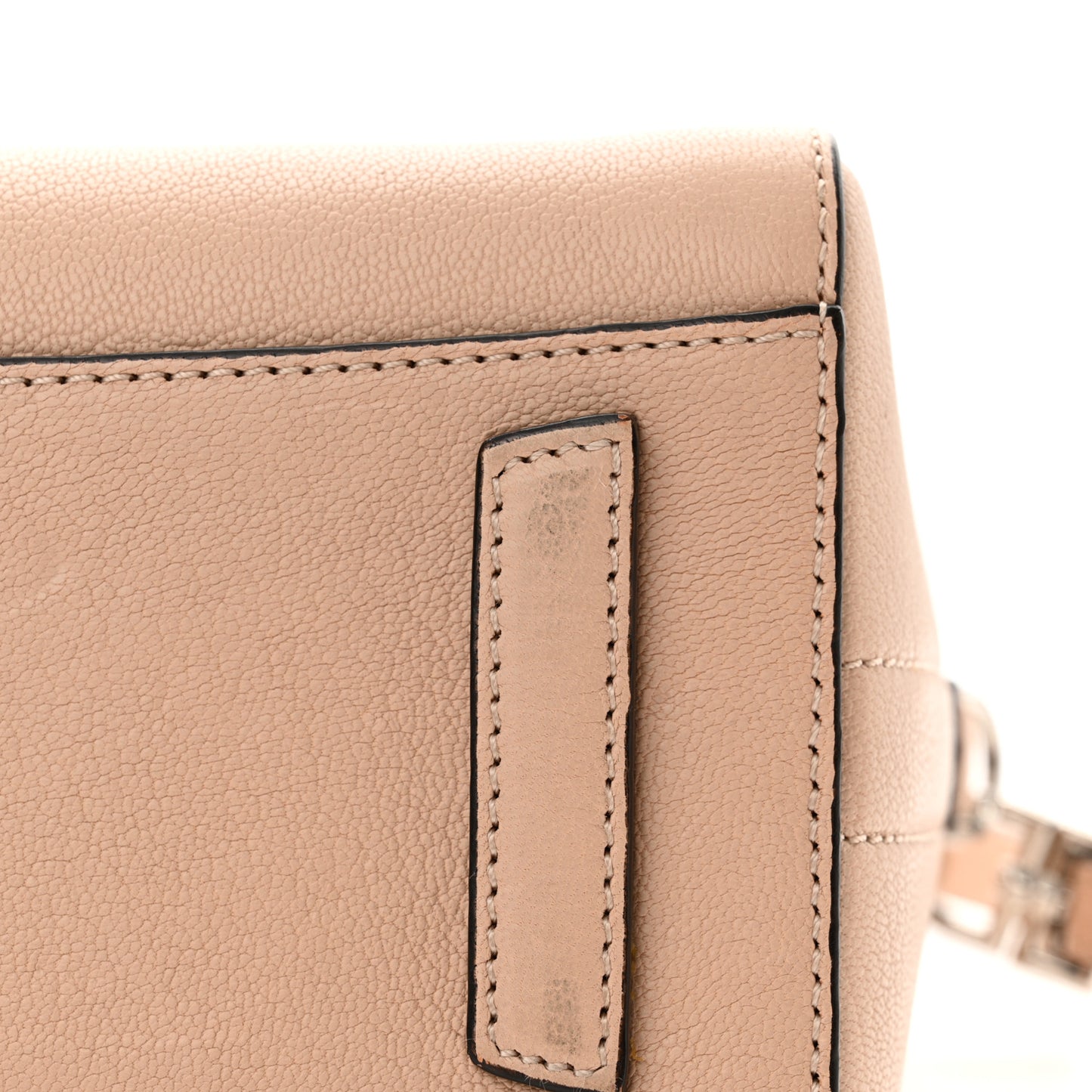 Sugar Goatskin Mini Antigona Powder