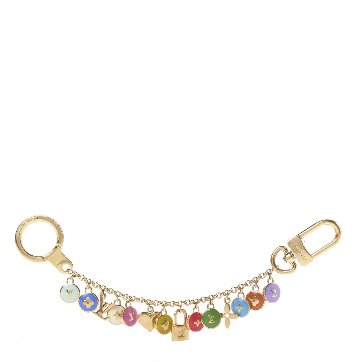 Pastilles Key Chain Bag Charm Multicolor