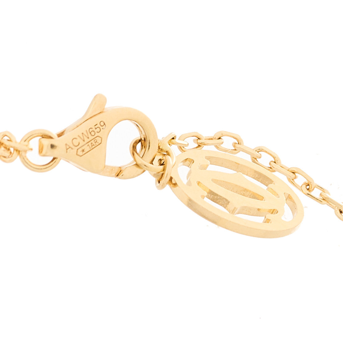 18K Yellow Gold Diamond SM D'Amour Bracelet