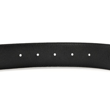 Louis Vuitton Monogram Calfskin 35mm LV Circle Reversible Belt 80 32 Black 3 of 5