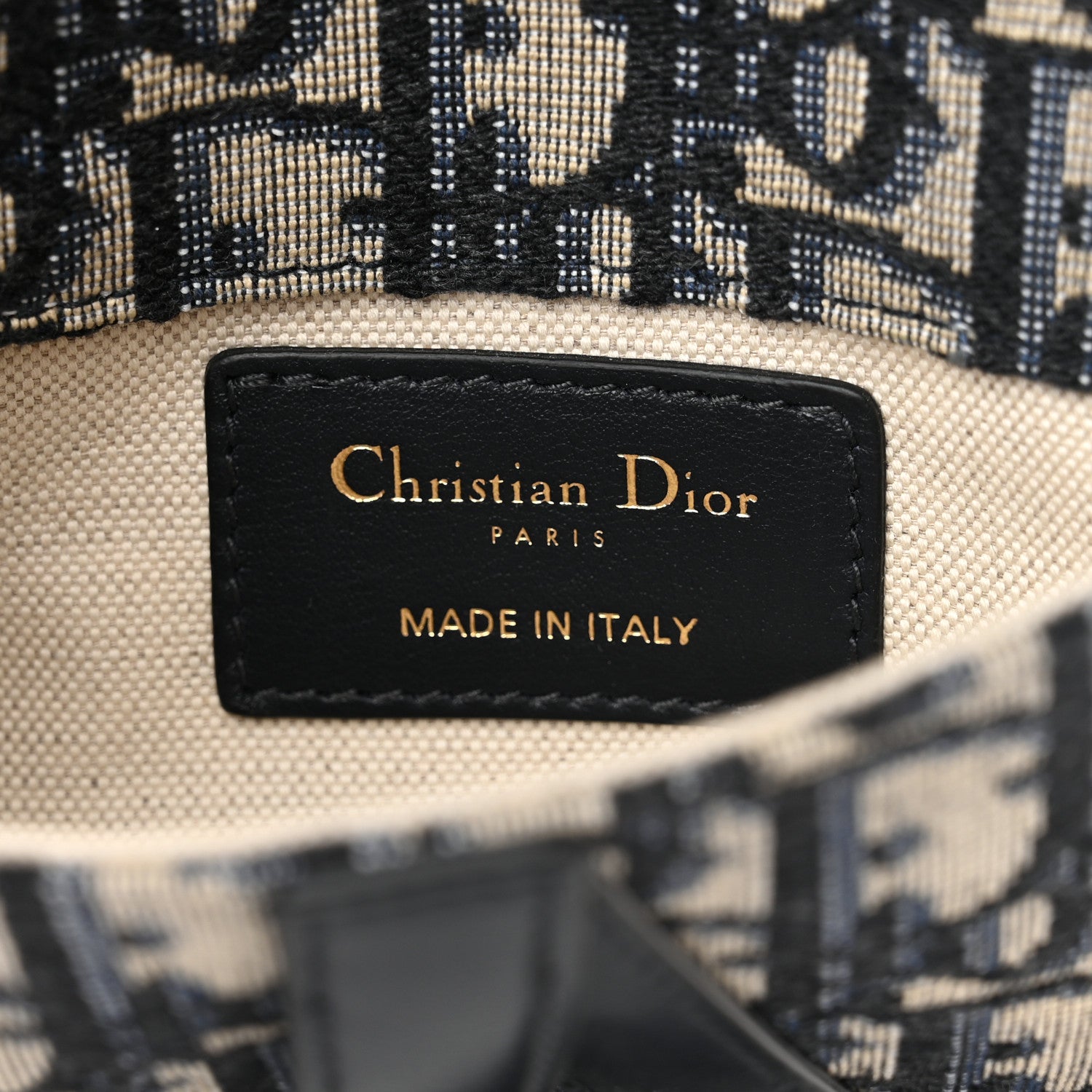 Christian Dior Oblique Saddle Belt Pouch Blue 5 of 9